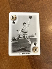 Al Simmons 2000 US Playing Card All Century 10 Spades Philadelphia Athletics HOF