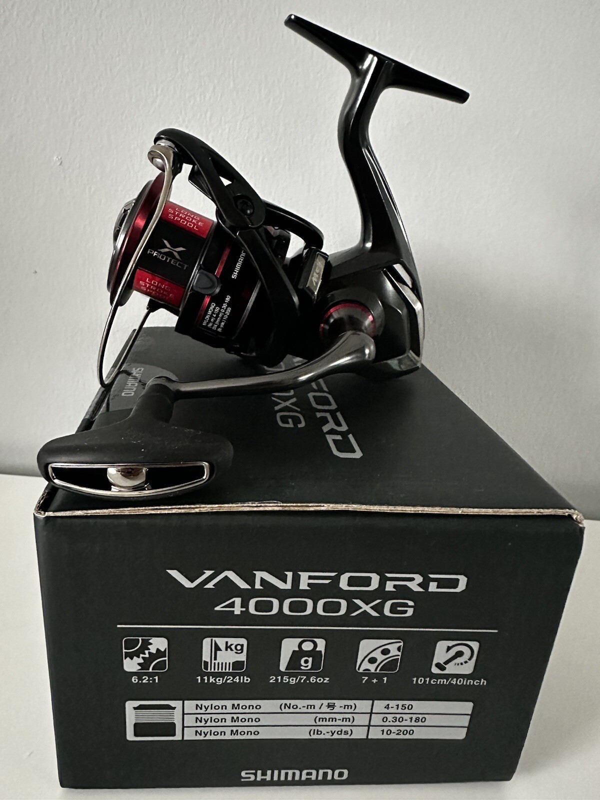 Shimano Vanford 4000Xg Spinning Reel - Black (VF4000XGF)