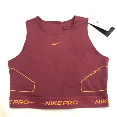 nike crop top vest
