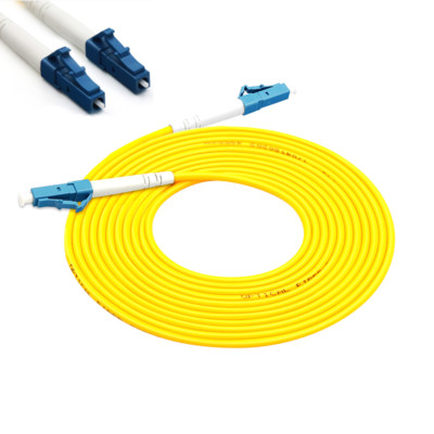 50PCS 3M LC-LC Simplex 9/125 SingleMode SM Fiber Optic Cable Patch Cord Jumper 