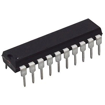 74LS374 Octal D-Type Flip-Flop Register, 8-Bit, 3-State Output, DIP-20, 5V 