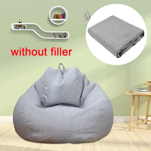 Extra Large Bean Bag Chair Cover Only without Filling Zipper Bean Bag Sofa Cover - Picture 4 of 15
