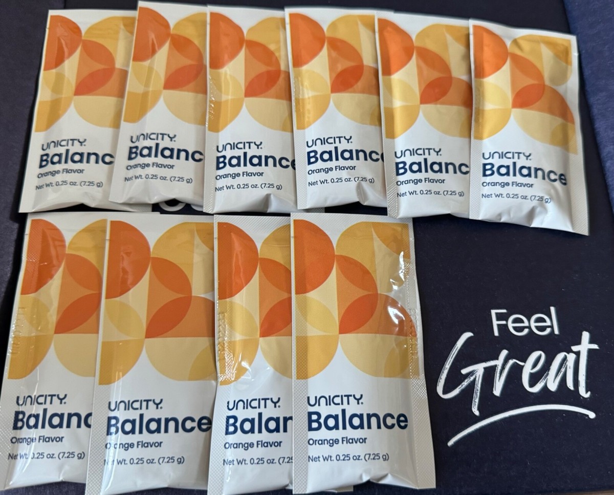 UNICITY Balance ダイエットサプリ オレンジ風味 30本 Unicity Balance - Glucose and Colesterol Support Orange
