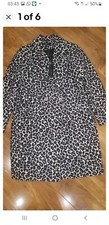 Star By Julien Macdonald Animal Print Women Coat - Size 18 Bnwt £120