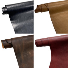 Leder pflanzlich gegerbt Rindsleder Crazy Horse Lederstück Pull Up Lederhaut