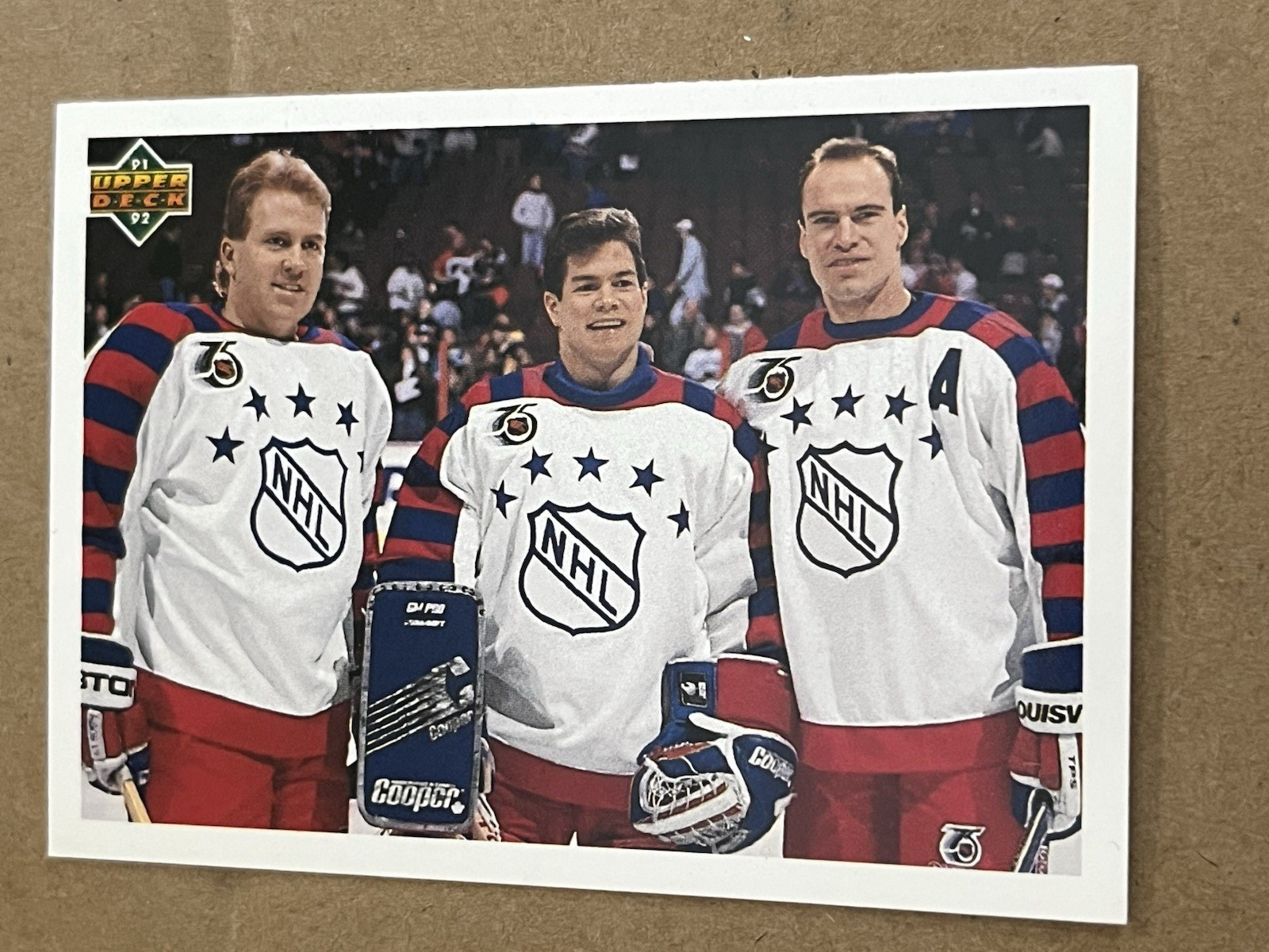 1991-92 UPPER DECK - ALL STAR GAME CHECKLIST - MESSIER RICHTER LEETCH #610