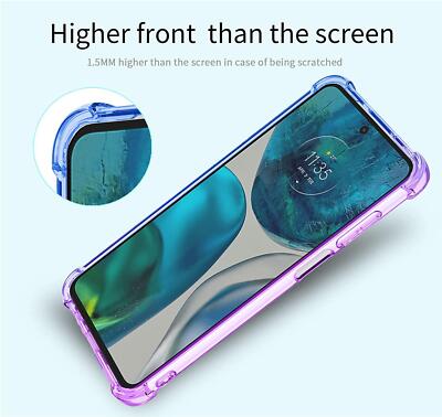 COVER CARBON PER MOTOROLA MOTO G62 5G CUSTODIA NERA OPACA TPU - Foto 13