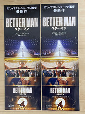 BETTER MAN (2024) -Japan Chirashi/Mini-Posters/Flyers- Set of 4! ROBBIE WILLIAMS
