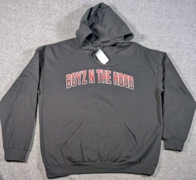 Boyz N The Hood Sweatshirt Mens XL Black Hoodie Pullover NWT Ice Cube Rap