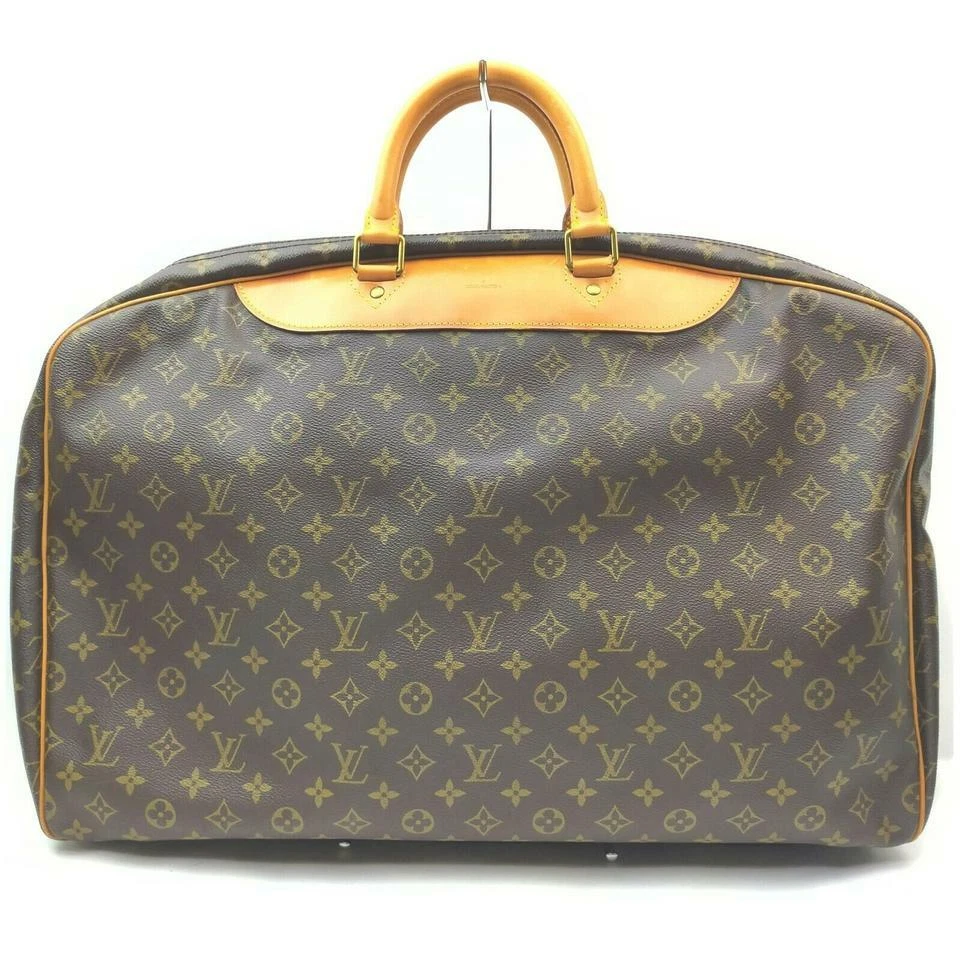 USED LV LOUIS VUITTON MONOGRAM ALIZE 1 POCHE TRAVEL BAG Used 24h