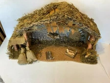 Special Time Nativity Stable Manger Lighted Wooden Christmas