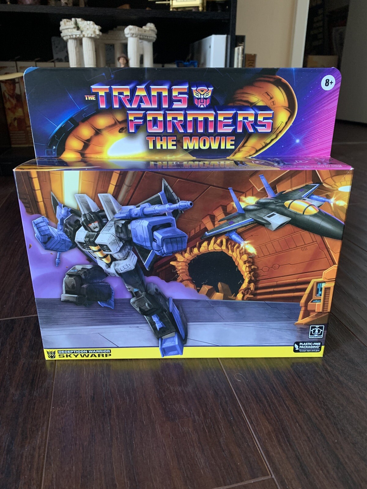Hasbro Transformers Retro G1 Skywarp, Action Figure Da 14 Cm, Ispirata Al Film Del 1986, Con Accessori E Confezione Vintage