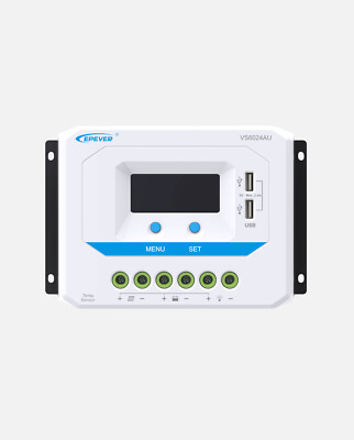 EPEVER  VS6024AU PWM Laderegler ViewStar 60A automatische Erkennung 12V/24V LCD