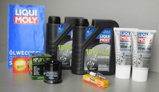 Kit de Maintenance Piaggio X8 250 Huile,Filtre à Huile Bougie Service Inspection