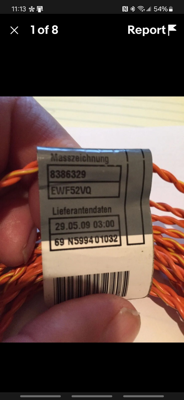 BMW E46 38 39 Airbag Wiring Harness PN 8386329 OEM for sale online 