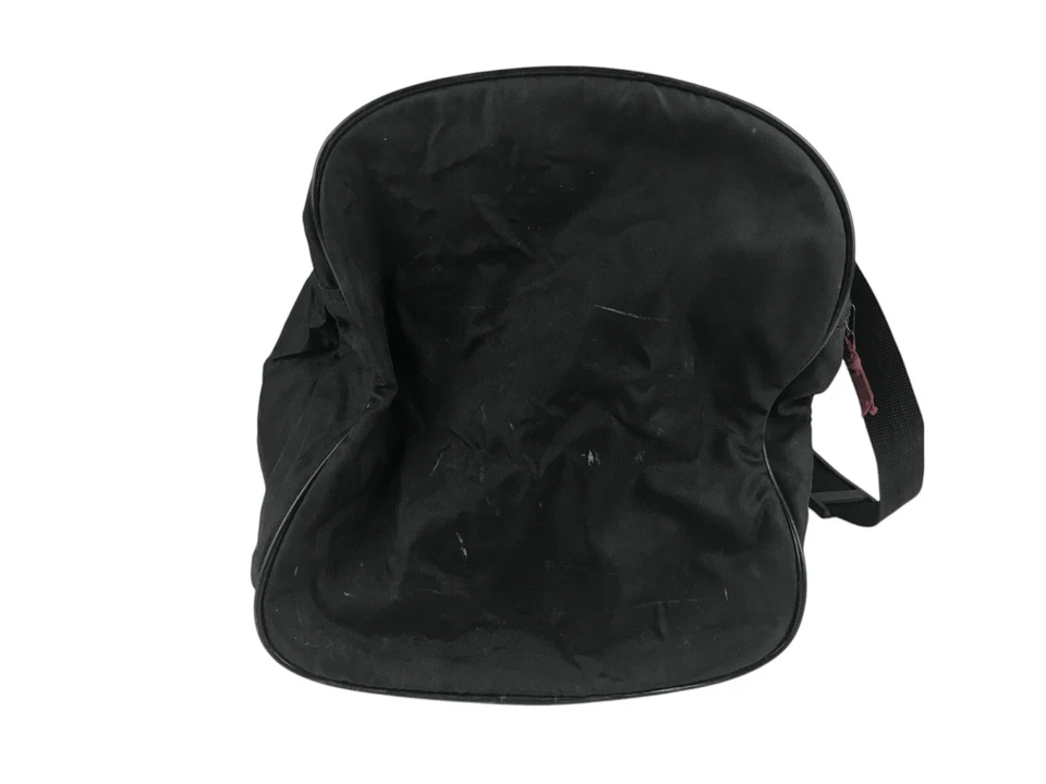 Bolso de Lona Wilson Unisex Negro/Marrón Nylon Deportes Correa para el Hombro Bolsillo con Cremallera Foto 4 de 4