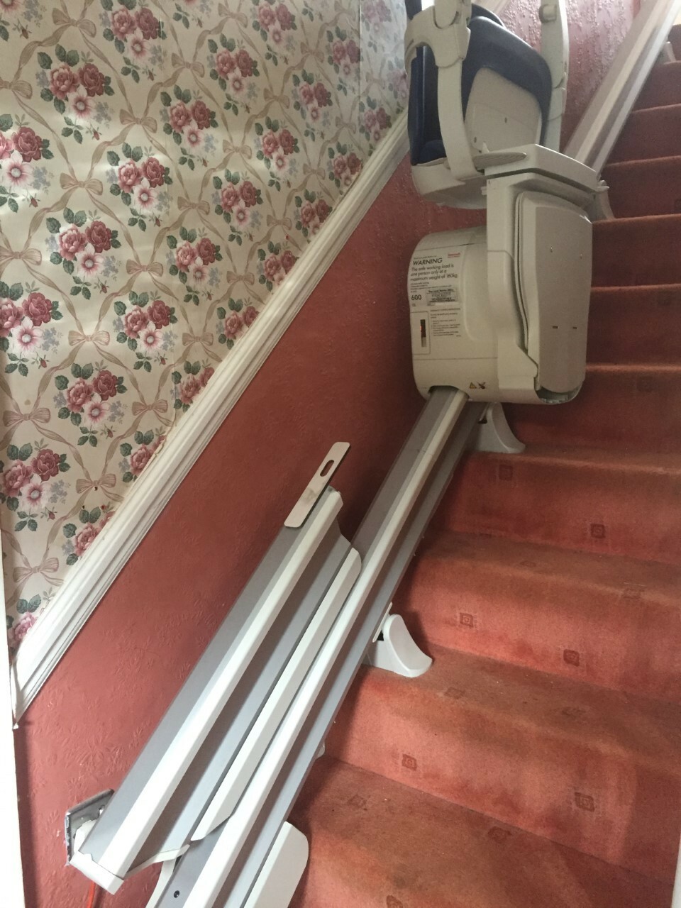 stannah 600 siena slim stairlift for straight staircase. 13ft 6" track length eBay