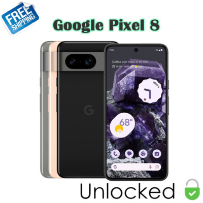 Neu Google Pixel 8 (5G) 8GB+128GB Ohne Vertrag Android Smartphone Handys 6.2''