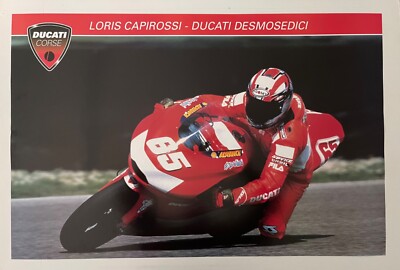 LORIS CAPIROSSI, DUCATI,MOTO GP 2004 , RARE AUTHENTIC 2004 POSTER