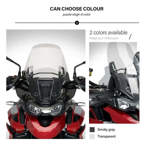 Für Triumph Tiger 900 obere Windabweiser Seitenscheiben Verstärken 2020- - Bild 10 von 11