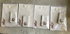 8 Longaberger Holly Bells Reversible Placemats & 8 Napkins Four Sets Of 2 (Nib)