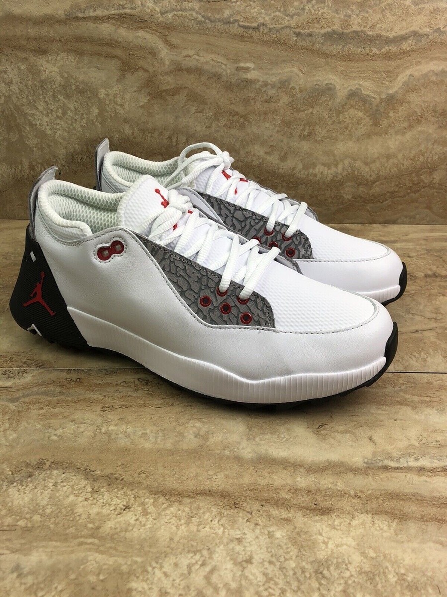 Nike Mens Jordan ADG 2 Golf Shoes Cement White Black Mens Nike Mens Jordan ADG 2 Golf Shoes Cement White Black Mens