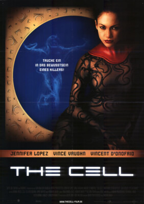 The Cell ORIGINAL A1 Kinoplakat Jennifer Lopez / Vince Vaughn /Vincent D'Onofrio