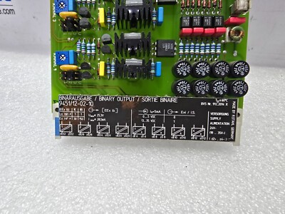 Stahl 9451/12-02-10 Prozesskarte Mit ICS1000 Für Binary Output Pcb Card