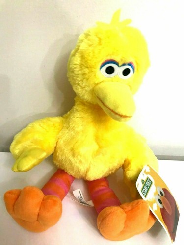 Nuevo Pájaro Amarillo Grande Calle Sésamo 14". Juguete suave de felpa azul. Nuevo - Imagen 2 de 3