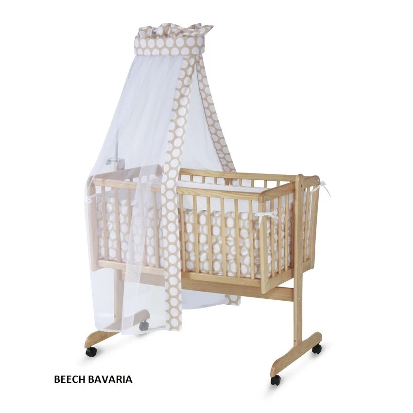 Baby swing cotbed Lorelli Eva with four wheels - Image 2 of 2