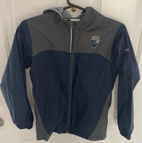 Villanova Columbia youth medium Size 10/12 zip up windbreaker