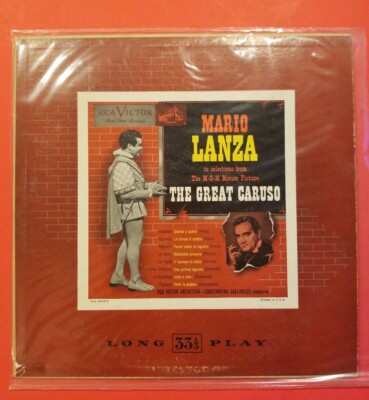 The Great Caruso Mario Lanza Soundtrack LM 1127 33 12