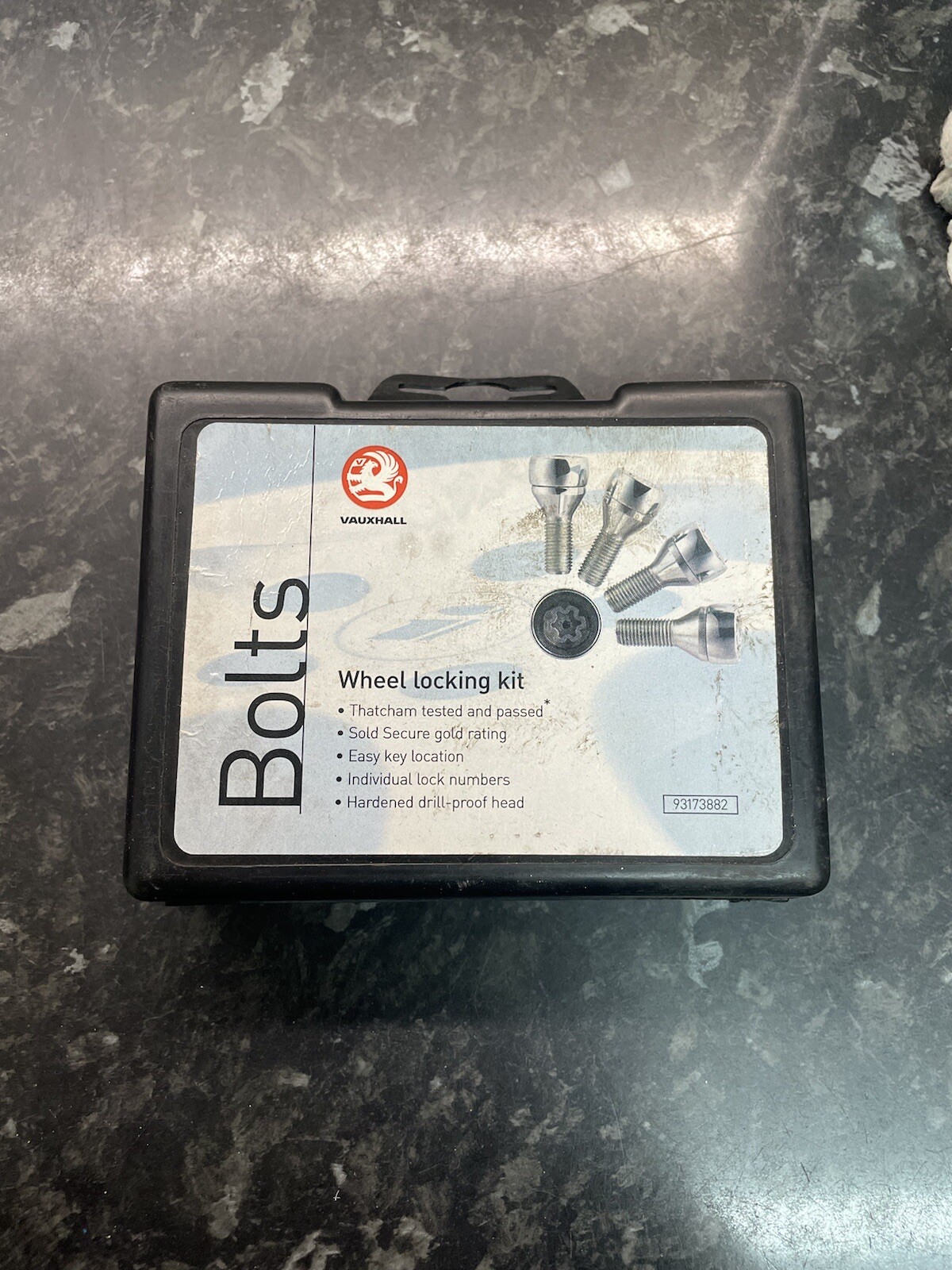 Genuine Vauxhall Astra Corsa Zafira Locking Wheel Bolt Nut Set In Case