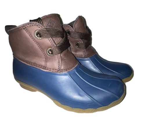 Sperry Duck Boots Women's Rain Brown 