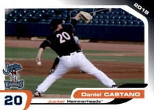 2018 Jupiter Hammerheads Grandstand #7 Daniel Castano Orlando Florida FL Card