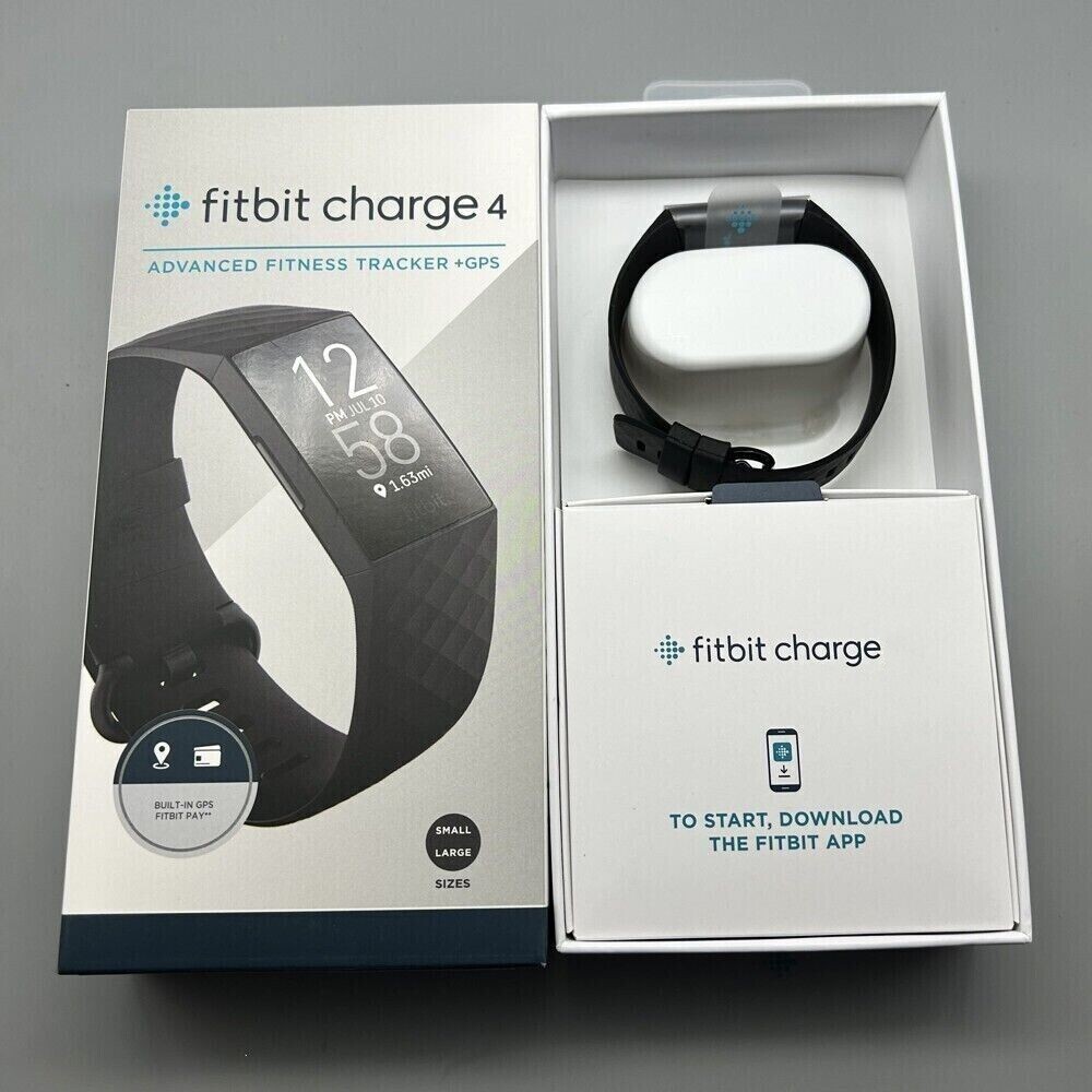 Fitbit Charge 4 Smartwatch motion Tracker Sleep Heart Rate Monitor W/S+L Straps