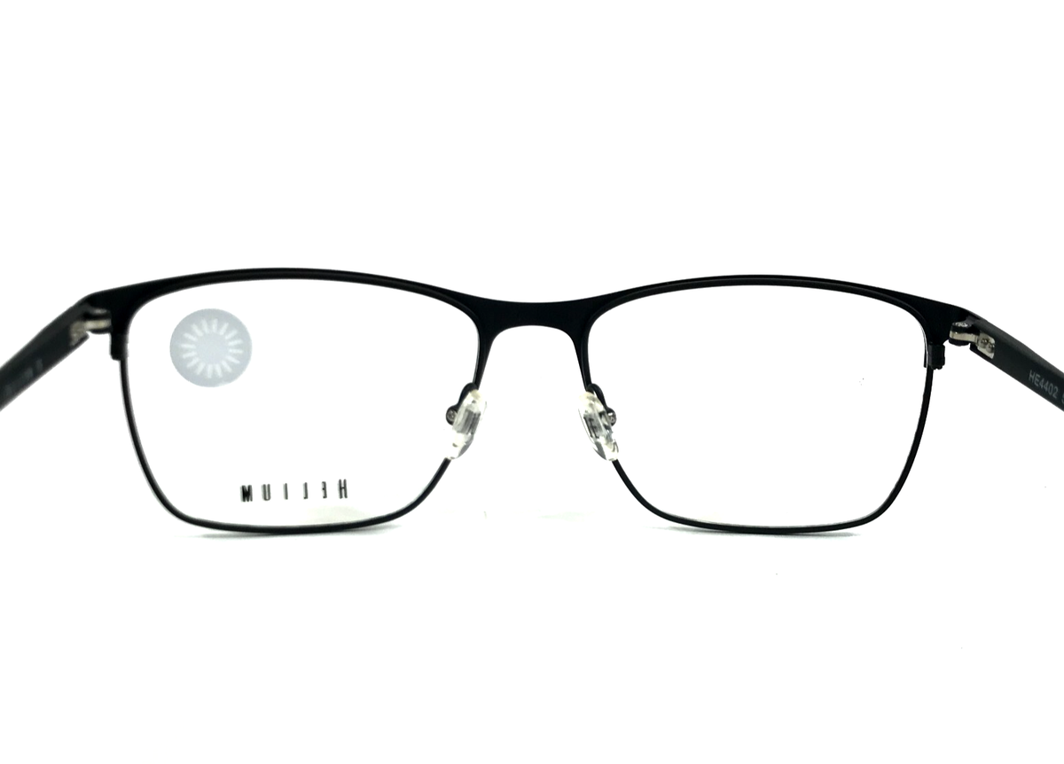 Helium Eyeglasses Frames HE4402 GUNMETAL Gray Black Square  display picture 3