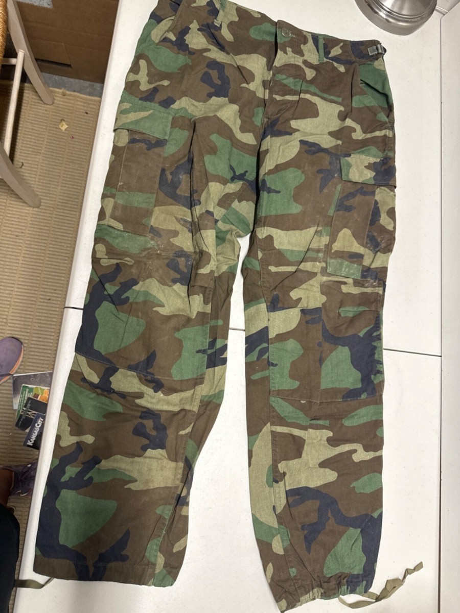 Vintage Military Camo Cargo Pants 36