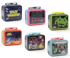 Space Invaders Teeny Tins lunch boxes Set of 6 NEW SEALED Complete Set FREE SHIP