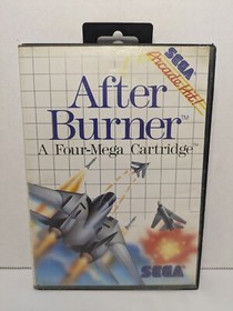 After Burner (Sega Master System, 1988) W/ Manual Authentic Tested Working