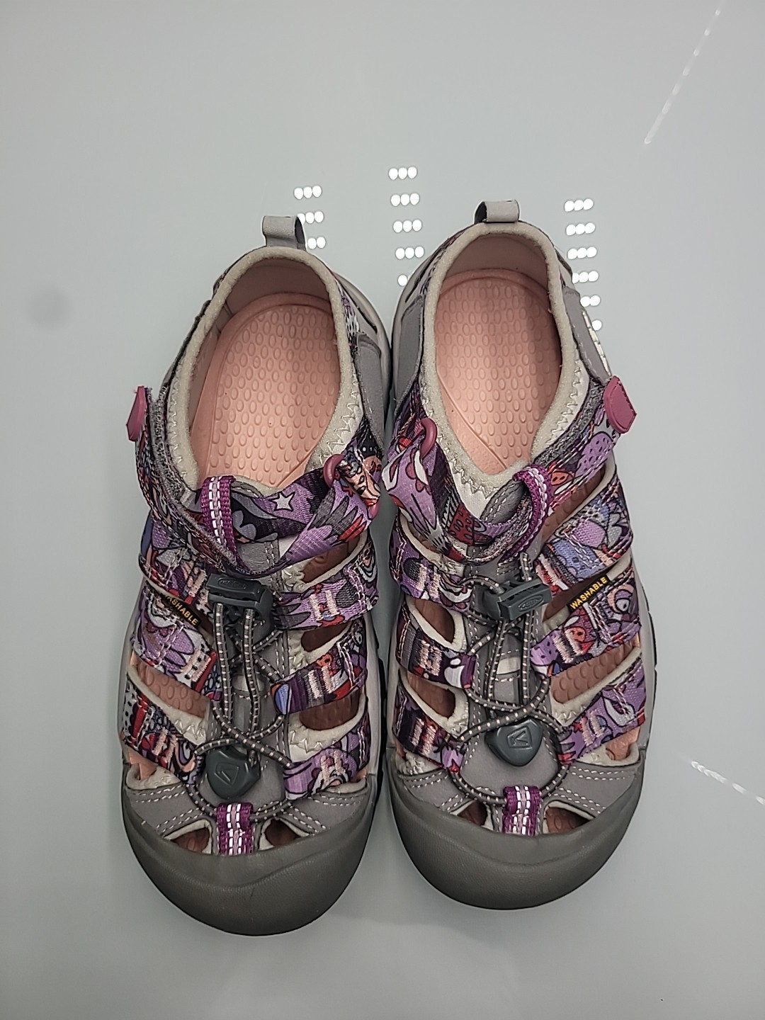 Scarpe sandali lavabili da trekking Keen Newport H2 di Jennifer Mercede RAGAZZE taglia 3