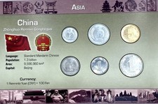Littleton Asia - China World Coin Set UNC Uncirculated
