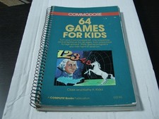 Commodore 64 - 64 GAMES for KIDS Manual/Book, Compute 's Publishing 1984