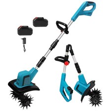 Elettrozappa Zappatrice Coltivatore Motocoltivatore Motozappa a Batteria 21V