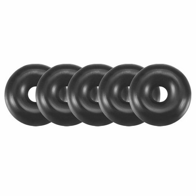 50Pcs 5mmx1.9mm Rubber O-rings   Heat Resistant Sealing Ring Grommets Black  #zc