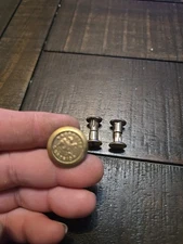 3 Warranted Superior Brass Saw Bolts