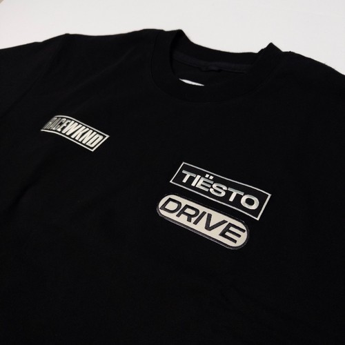 Reigning Champ x RACEWKND Tiesto T-Shirt Mens Size M F1 Grand Prix Racing Black - Picture 5 of 8