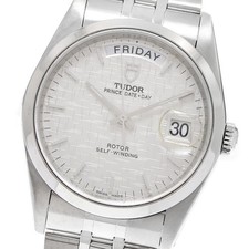 TUDOR Prince Date Day 76200 Silver Dial Automatic Men's Watch_933137
