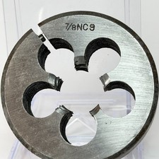 7/89 UNC Thread Cutting Dies 2.5" OD US Spl. - 1 Loose Item (Morse/Kennametal)