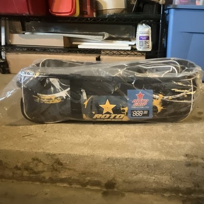 Roto Grip All Star Edition Bowling Bag 2 Ball Black Yellow Wheels Strap